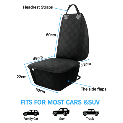 Dog Car Front Seat Cover Waterproof Non-Slip Car Rear Back Seat Mat Car Rear Seat Mat Cushion Protector Car Travel Accessories