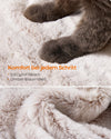 Feandrea scratching post Large Soft Cover Cat Tree For Large Cats Ombré Brown White
