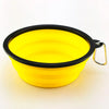 Portable Pet Food Bowl  Durable TPR Bowl  Cat and Dog Food Pet Silicone Collapsible Bowl Portable Travel Outdoor Water Food Bowl