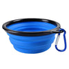 Portable Pet Food Bowl  Durable TPR Bowl  Cat and Dog Food Pet Silicone Collapsible Bowl Portable Travel Outdoor Water Food Bowl