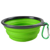 Portable Pet Food Bowl  Durable TPR Bowl  Cat and Dog Food Pet Silicone Collapsible Bowl Portable Travel Outdoor Water Food Bowl