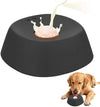 Dog Licking Bowl with Ball