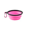 Portable Pet Food Bowl  Durable TPR Bowl  Cat and Dog Food Pet Silicone Collapsible Bowl Portable Travel Outdoor Water Food Bowl