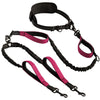 Liberate your hands and reclaim the joy of walking your pack. An all-terrain, shock-absorbing dual leash that balances mismatched energies and gives you instant close-range control over hyperactive pullers.