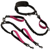 Liberate your hands and reclaim the joy of walking your pack. An all-terrain, shock-absorbing dual leash that balances mismatched energies and gives you instant close-range control over hyperactive pullers.