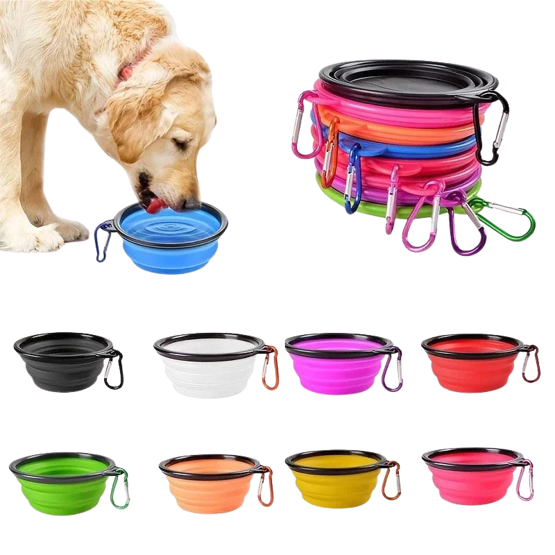 Pawora Collapsible Travel Pet Bowl 🐾 — Portable Food & Water Bowl for Dogs & Cats